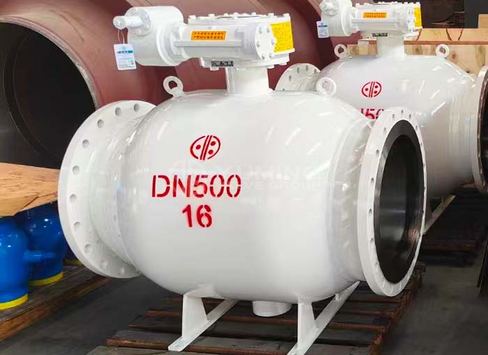 Worm Gear Fully Welded Flanged Ball Valve