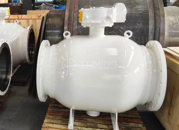 Worm Gear Fully Welded Flanged Ball Valve
